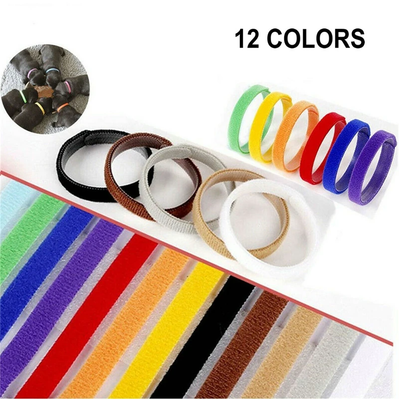 12 цветов один комплект мягкий ошейник для собак кошек щенков и котят | Дом сад