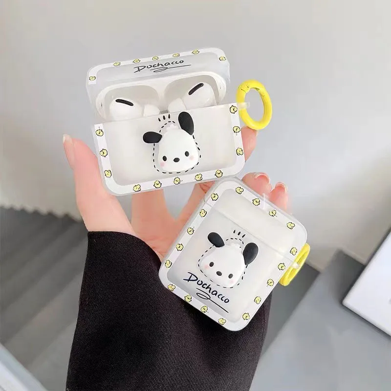 

Прозрачные наушники Sanrio полачко, аксессуары для беспроводных наушников