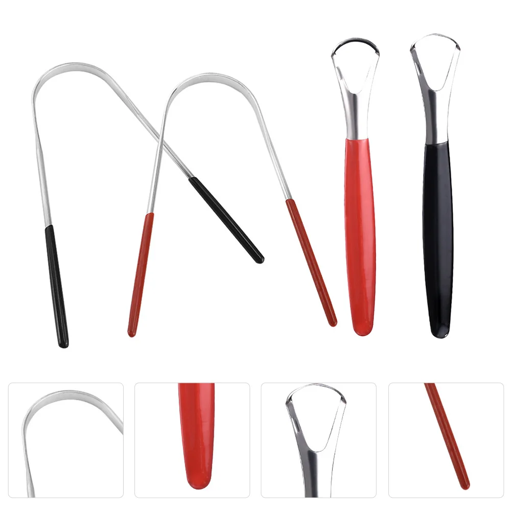 

Tongue Cleaner Brush Cleaning Tool Toddler Steel Eliminator Odor Scraping Scrubber Scrapers Oral Stainless Tools Baby Scraper