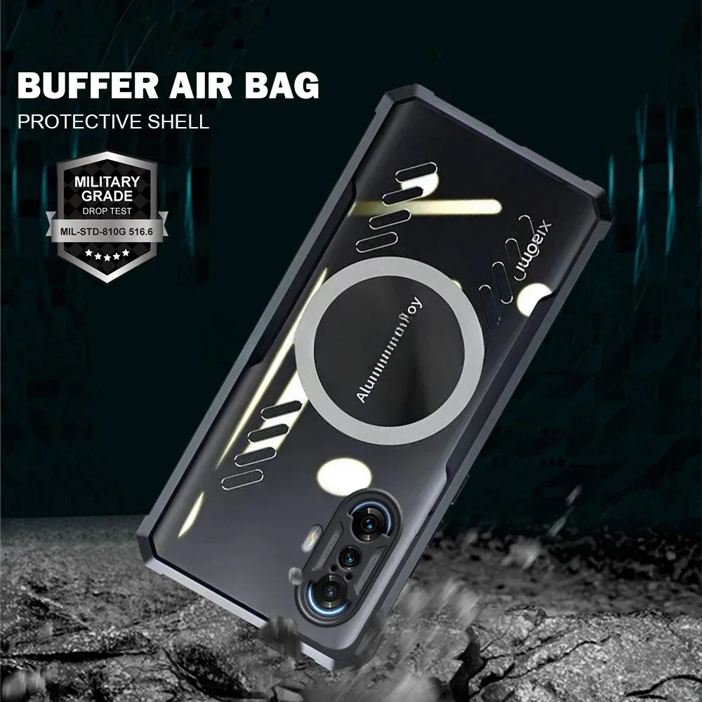 Игровой чехол для телефона Xiaomi POCO F3 F5 PRO 5G M3 M4 M5 алюминиевый сплав Графеновый