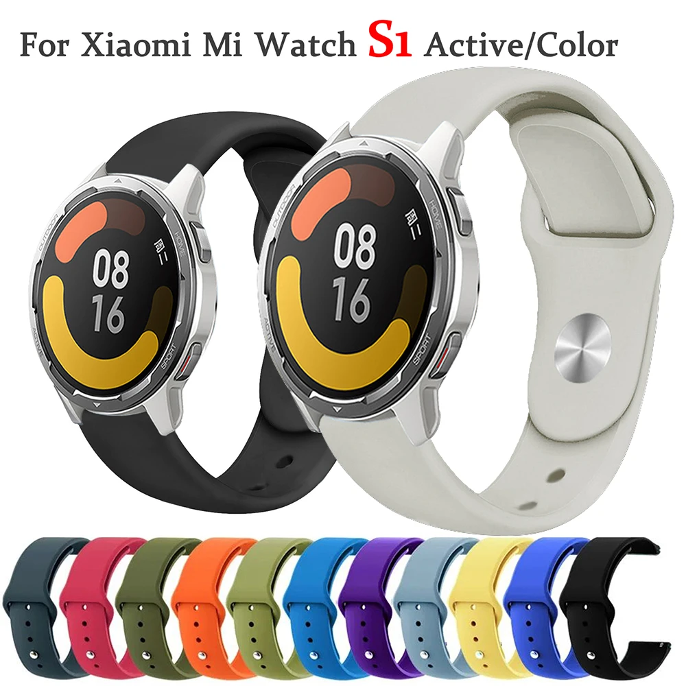 Cinturino Per Orologio Da 22Mm Per Xiaomi Watch S1/S1 Cinturino Di Ricambio Per Cinturino Attivo Per Xiaomi Mi Watch Cinturini Colorati Per Mi Watch C