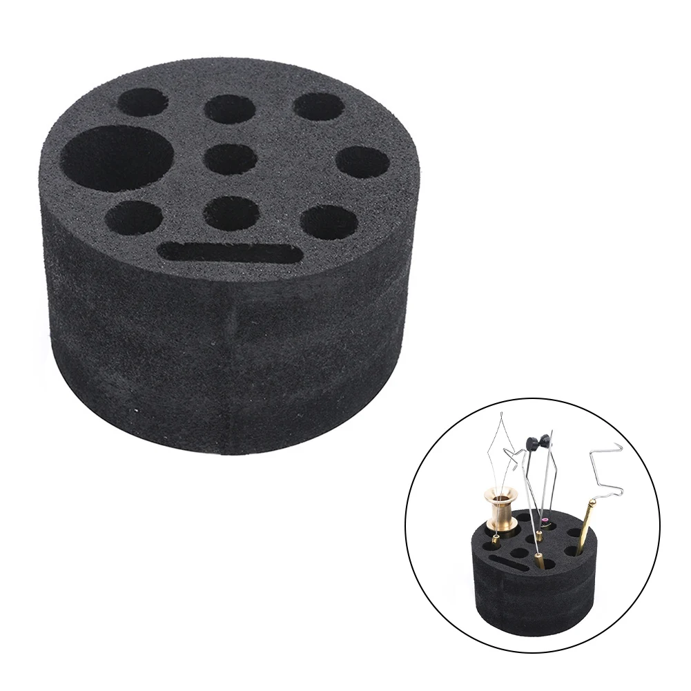 

1pc Fly Tying Vise Tool Holder Fly Fishing EVA Tools Organizer Storage Stand Durable EVA Carp Fishing Accessories Pesca