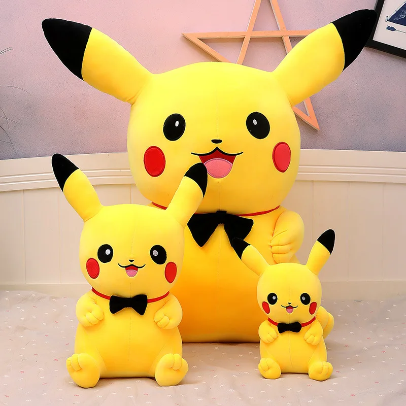 

Мягкие игрушки Pokemon Kawaii Pikachu, Мультяшные милые плюшевые куклы, декоративная подушка, подарок на день рождения, Рождество для детей, мальчиков и девочек