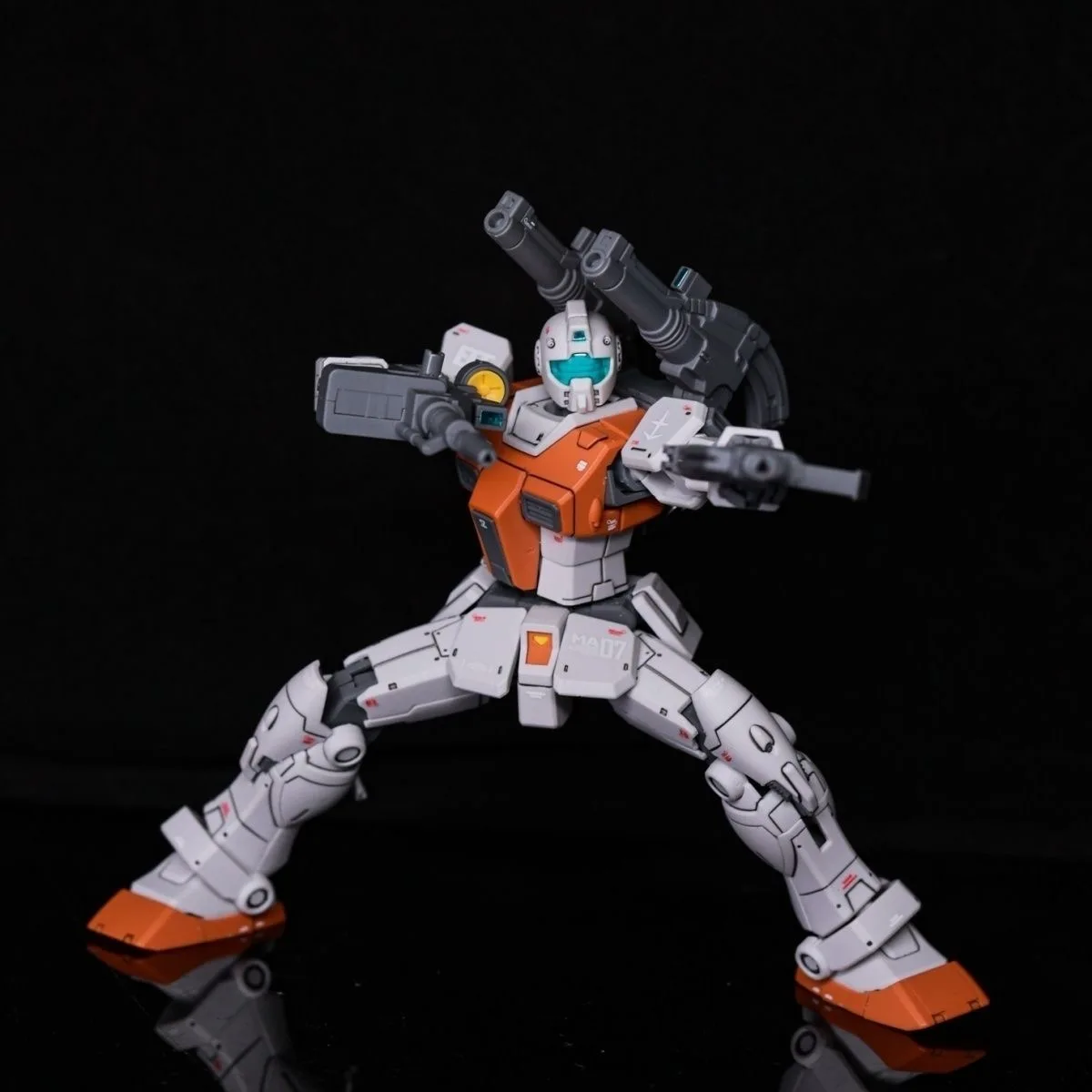Фото Модель Gaoke RGM-79 GM, марокканский тип, экшн-фигурка, масштаб 1/144, сборная модель, комплект Doan's Island, аниме-фигурки, подарок на день рождения №5