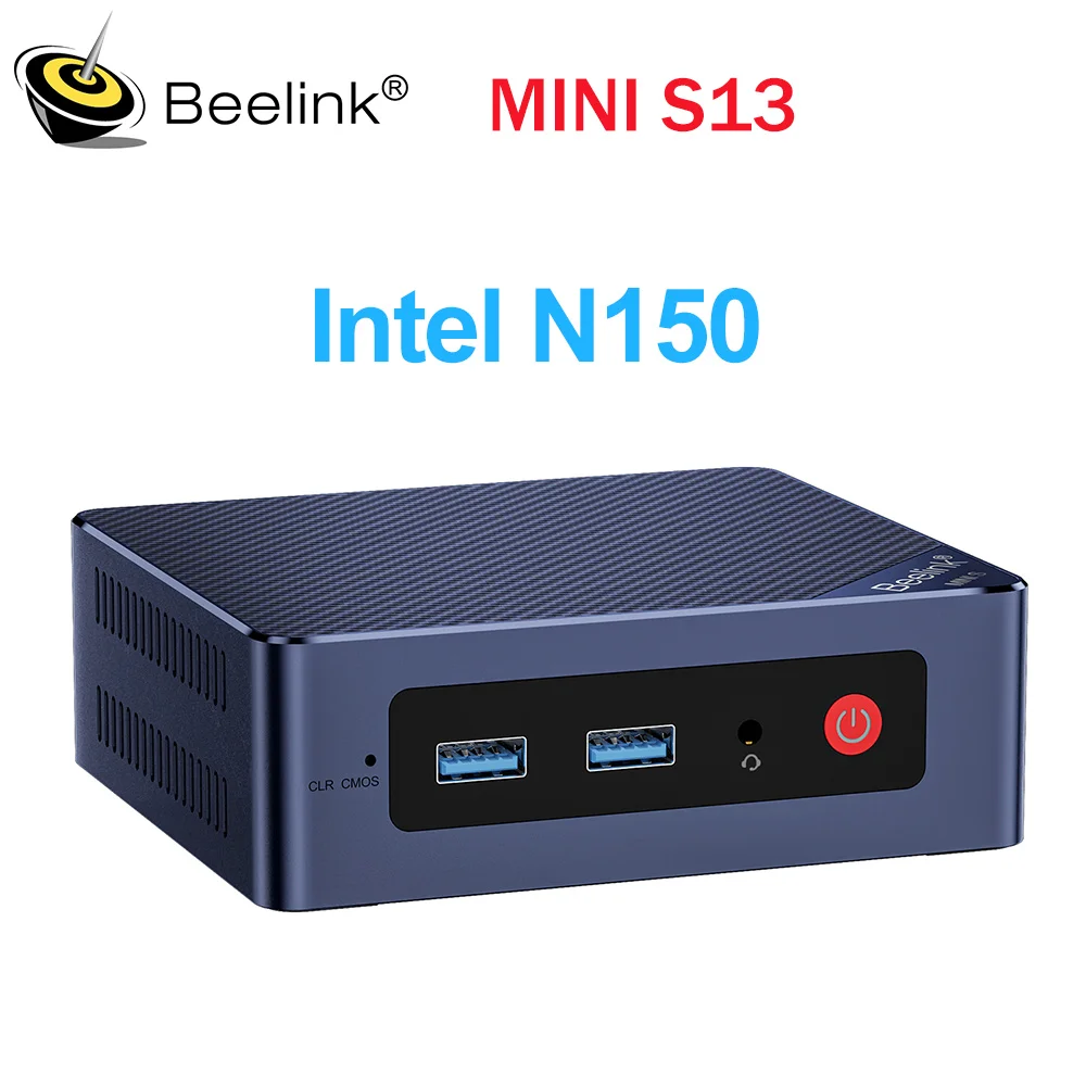 Beelink Mini S13 Процессор Intel Twin Lake-N150 PC 16G 500G 3200Mhz DDR4 SATA3 SSD Настольный компьютер VS S12 Pro N100