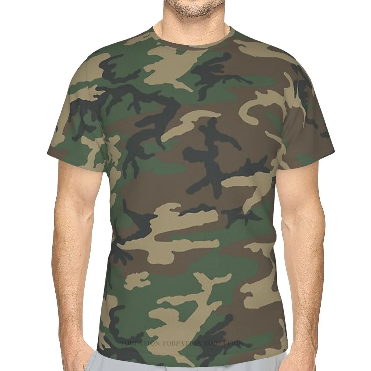 

Military Camo Face Polyester 3D Print Skeleton Skull Bone Men's T Shirt Outdoor Sports Quick-drying Clothes T-Shirt Street Tees