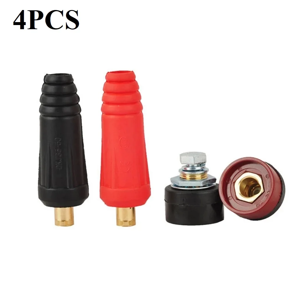 

TIG Welding Power Source Quick Connector 35-50 Connector Male Plug Female Socket Panel Mount Adapter Quick Fitting