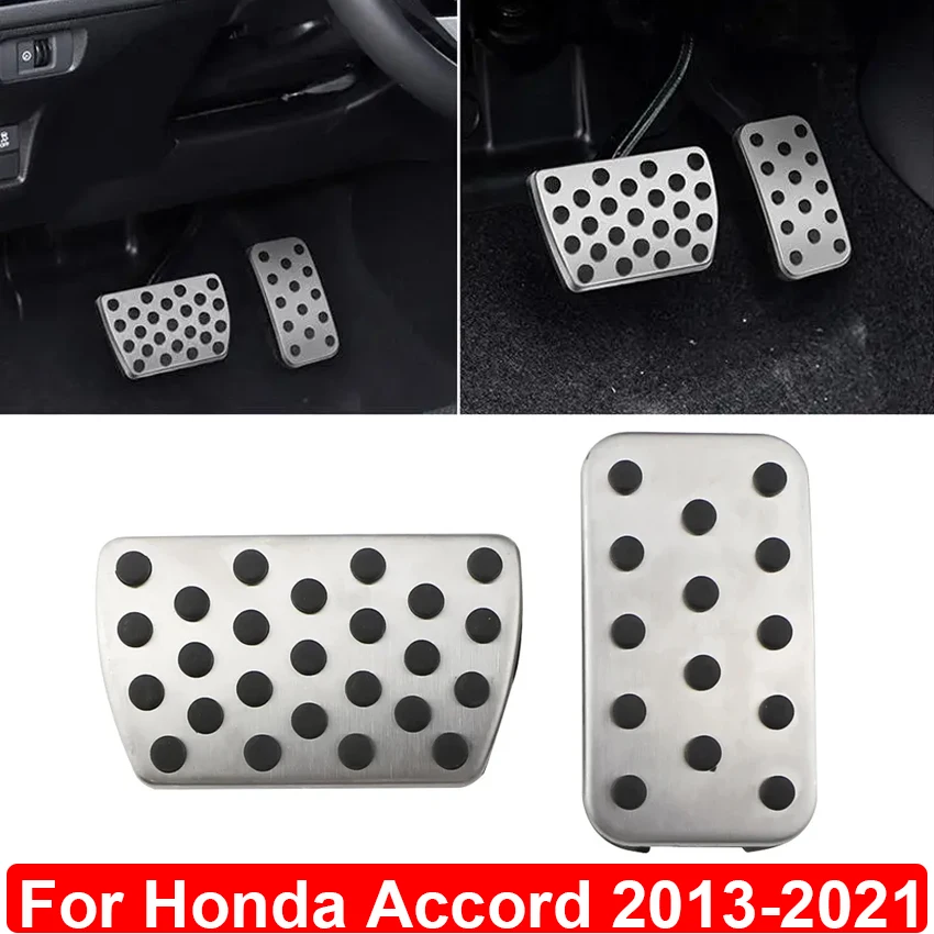 

Для Accord 2013-2021 Civic CRV нефрит Elysion Одиссея ножные педали газ AT MT топливный тормоз Подножка педаль пластина Накладка аксессуары