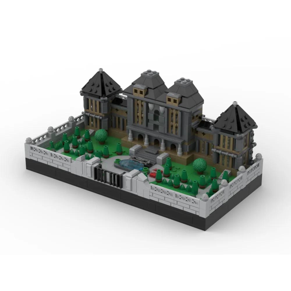 Новый город Лидер продаж уличный вид Moc модульная модель batпещера конструктор