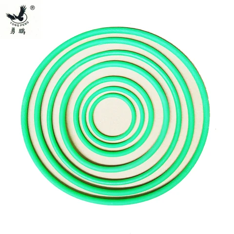 1 шт., зеленый круглый полиуретановый Конвейерный ремень диаметром 6 мм, длина 205-665 мм