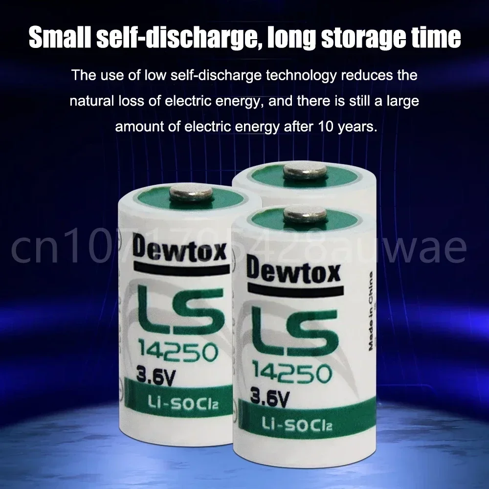 2 шт. Dewtox LS14250 L14250 ER14250 14250 1/2AA TL-5902 3 6 В литиевая батарея для ПЛК станков с ЧПУ
