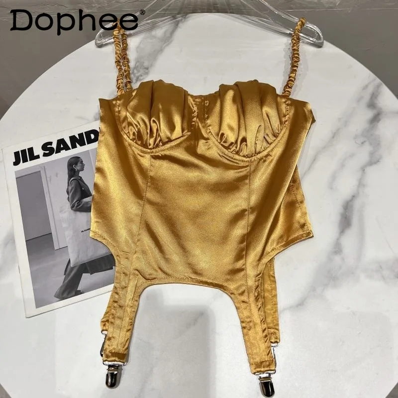 

Women Personality Street Sling Camis New Style Sexy Temperament Fashion Spring Summer Lady Sling Top 2022