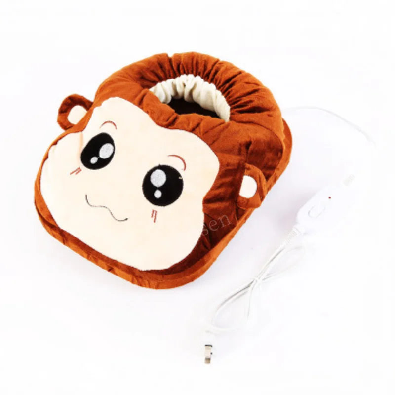 

Электрическая грелка для ног 220 В, милая грелка для ног с подогревом моющаяся грелка, плюшевая грелка с контролем температуры, Товары для зимнего подогрева