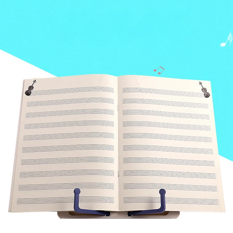 2 шт. портативная складная настольная подставка для нот регулируемая книга