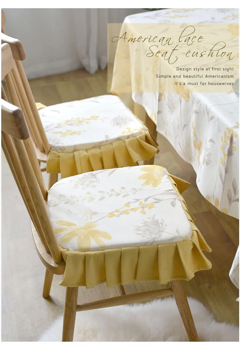 Cushion Non-slip Windsor Chair Seat Cushion Horseshoe-shaped Seat Mat Pad