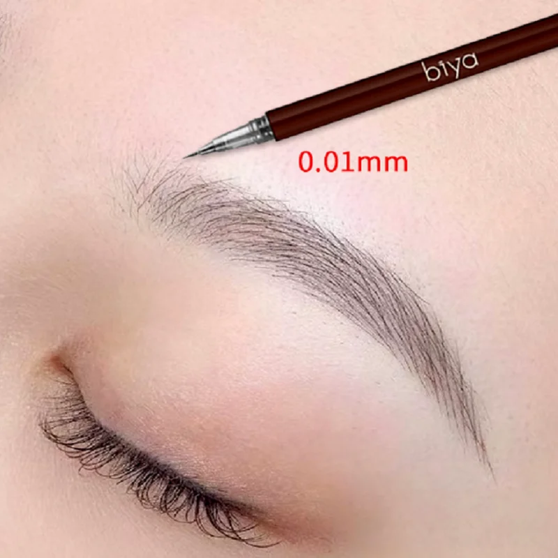 

New 0.01mm Ultra Fine Eyebrows Pen Professional Waterproof Sweat-proof Liquid Eye Brow Pencil Long Lasting Makeup Microblading