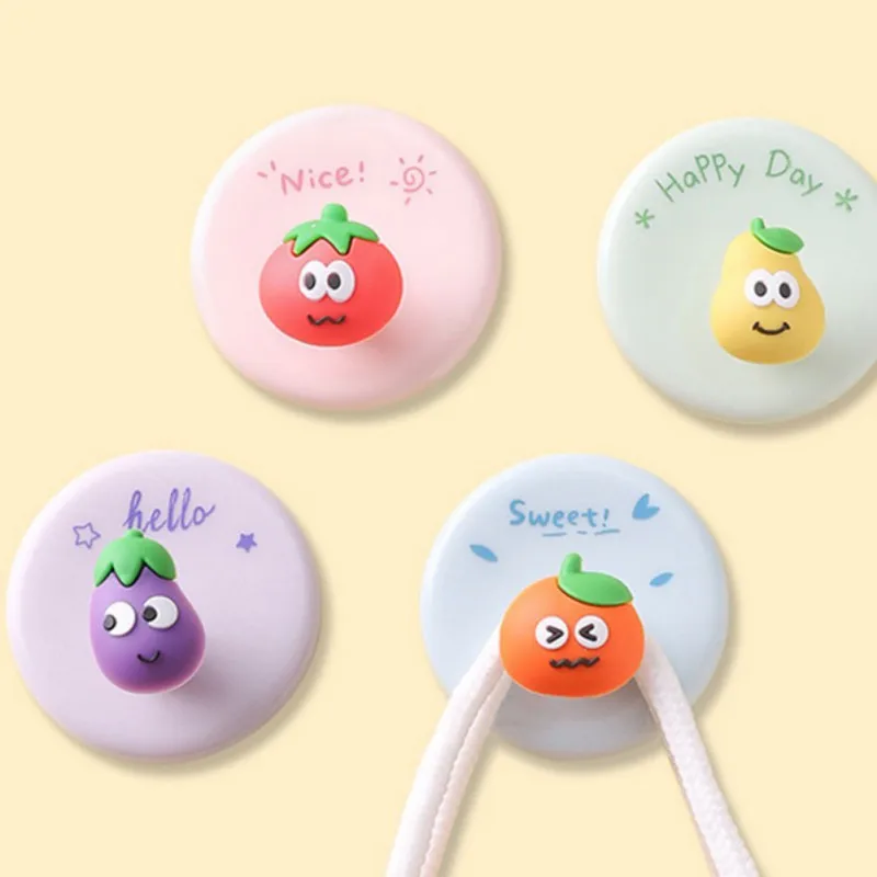 Креативный мультяшный пластиковый крючок с милым сердцем для девочки домашний