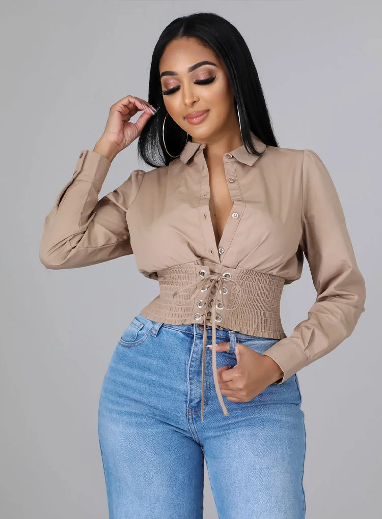 

Women's Solid Ribbon Shirt Casual Women's Wear French Long Sleeve Shirt New Overlay Fall Collar Shirt Women's Design