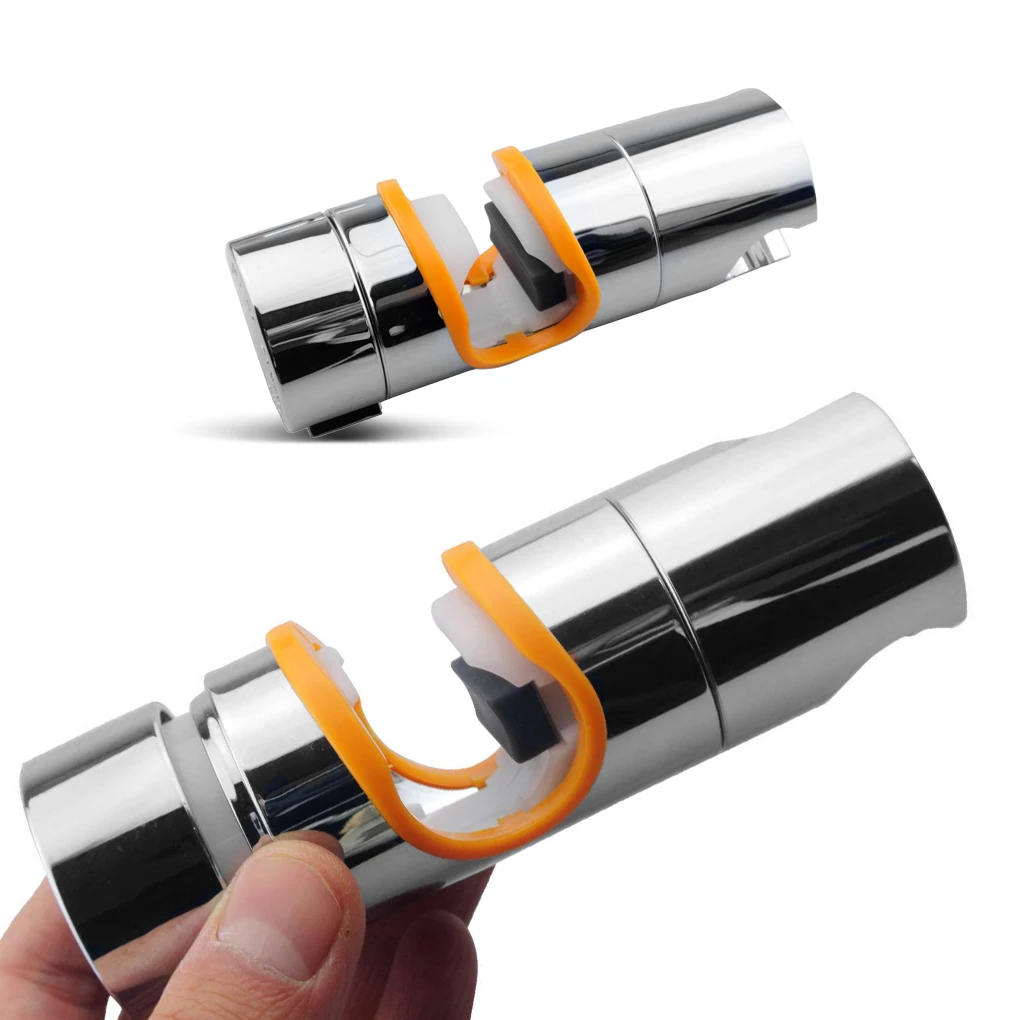 

Slide Shower Head Holder 18-25mm Adjustable Clamp 360 Degree Rotation Sprayer Sliding Bracket Replacement Accessory