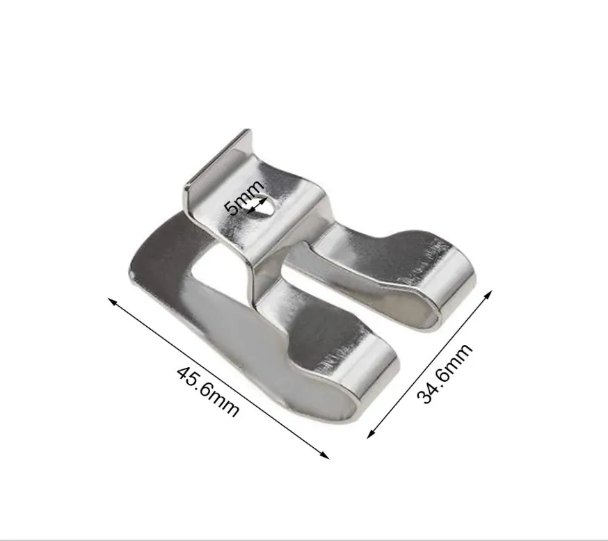 

1/3 шт. крючок-Зажим для ремня для дрели Makita 18 в макс. инструменты с крышкой 8 мм приблизительно 45X30 мм крючки для ремня из нержавеющей стали