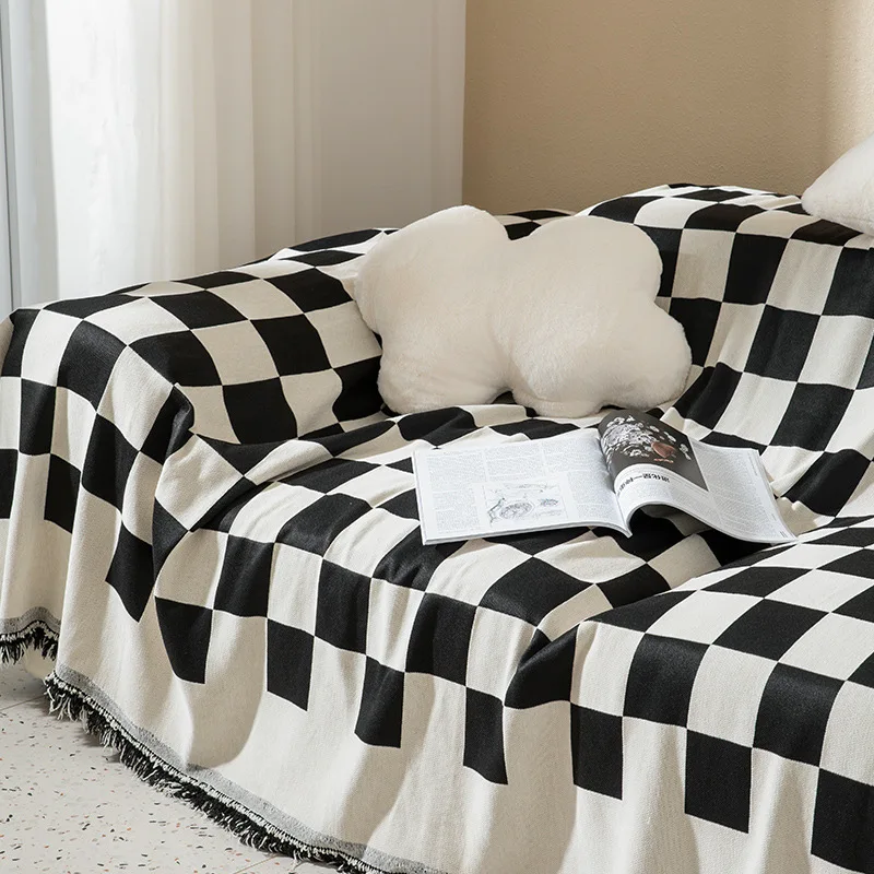 

Sofa cover cover the checkerboard sofa sofa towel