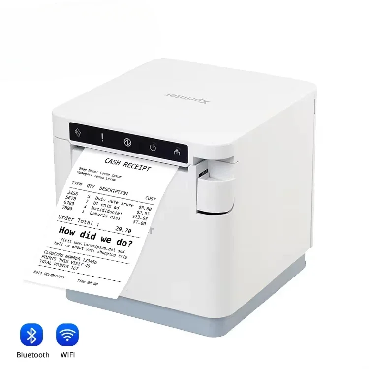 Фото Xprinter XP-T890H 80 мм прямой термопринтер чеков для дешевой POS-системы 80 мм чековый принтер для мероприятий №1