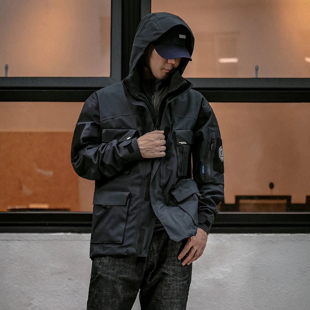 Emersongear Blue Label Функция Dimorphic Egret Ветровое пальто Водонепроницаемая куртка