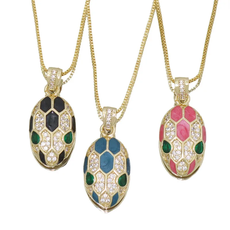 Crystal Snake Head Necklace for Women Fashion Dainty novedad gargantilla metal New Style CZ Cute Animal Classic Jewelry Gifts
