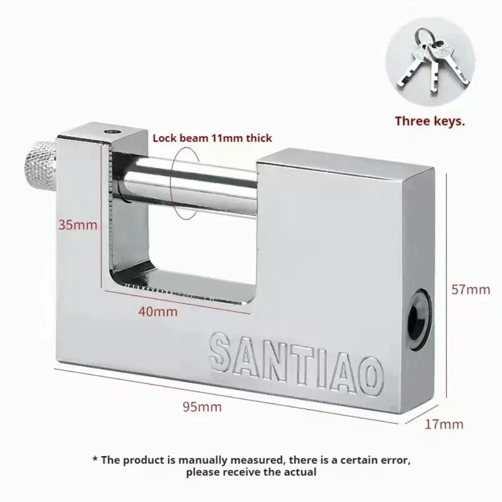 

Новый многофункциональный навесной замок с ключом, водонепроницаемый, с 3-х ключами, дверной замок, антикоррозийный, разблокированный, оконный замок