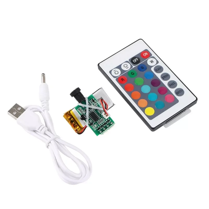

16 Colors USB LED Moon Lamp Board Remote Control Light Source Night 3D Printer Parts With Remote Control