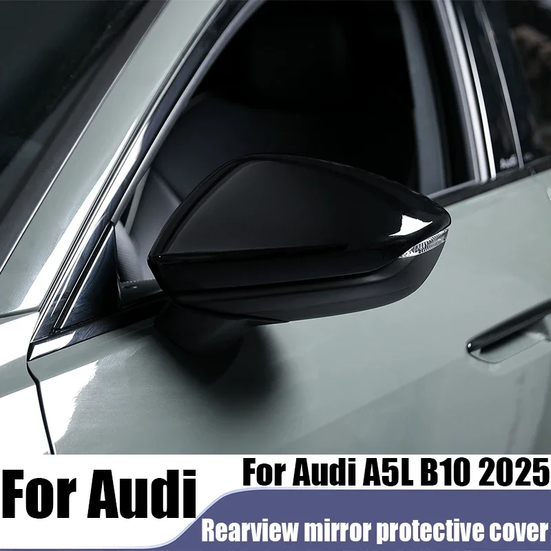 Фото Для Audi A5L B10 2025 модифицированная защитная накладка на зеркало заднего вида из ABS-пластика, аксессуары для тюнинга автомобиля, устойчивые к царапинам. №3