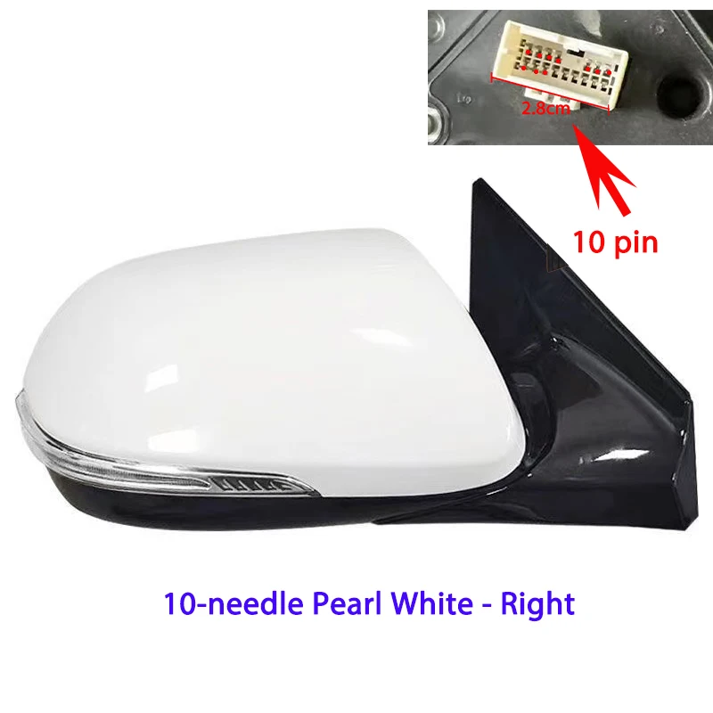 

Автомобильное зеркало, зеркало заднего вида в сборе для Hyundai Grand SantaFe XL 2013-2020 зеркала, электрическое складное рулевое управление, линза с подогревом