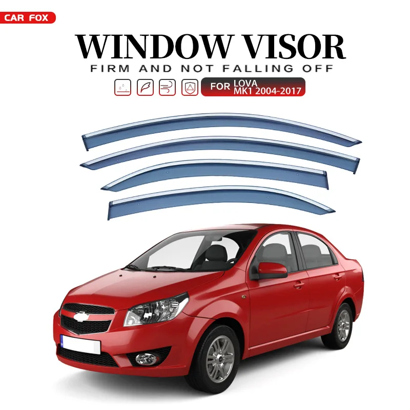 Dla Kalos Aveo LOVA Nexia Osłona przeciwdeszczowa szyby bocznej przedniej samochodu Akcesoria samochodowe