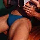 20 цветов, сексуальные мужские трусы, хлопковые трусы для геев, мужское однотонное нижнее белье, дышащие u-образные мужские трусы, M-XXL