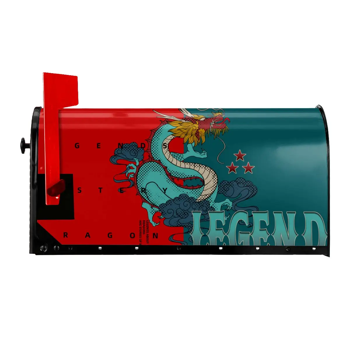 

Chinese Traditional Dragon Dog Tiger Cute Magnetic Waterproof Sunscreen American Standard&Large Size Mailboxs Protective Covers