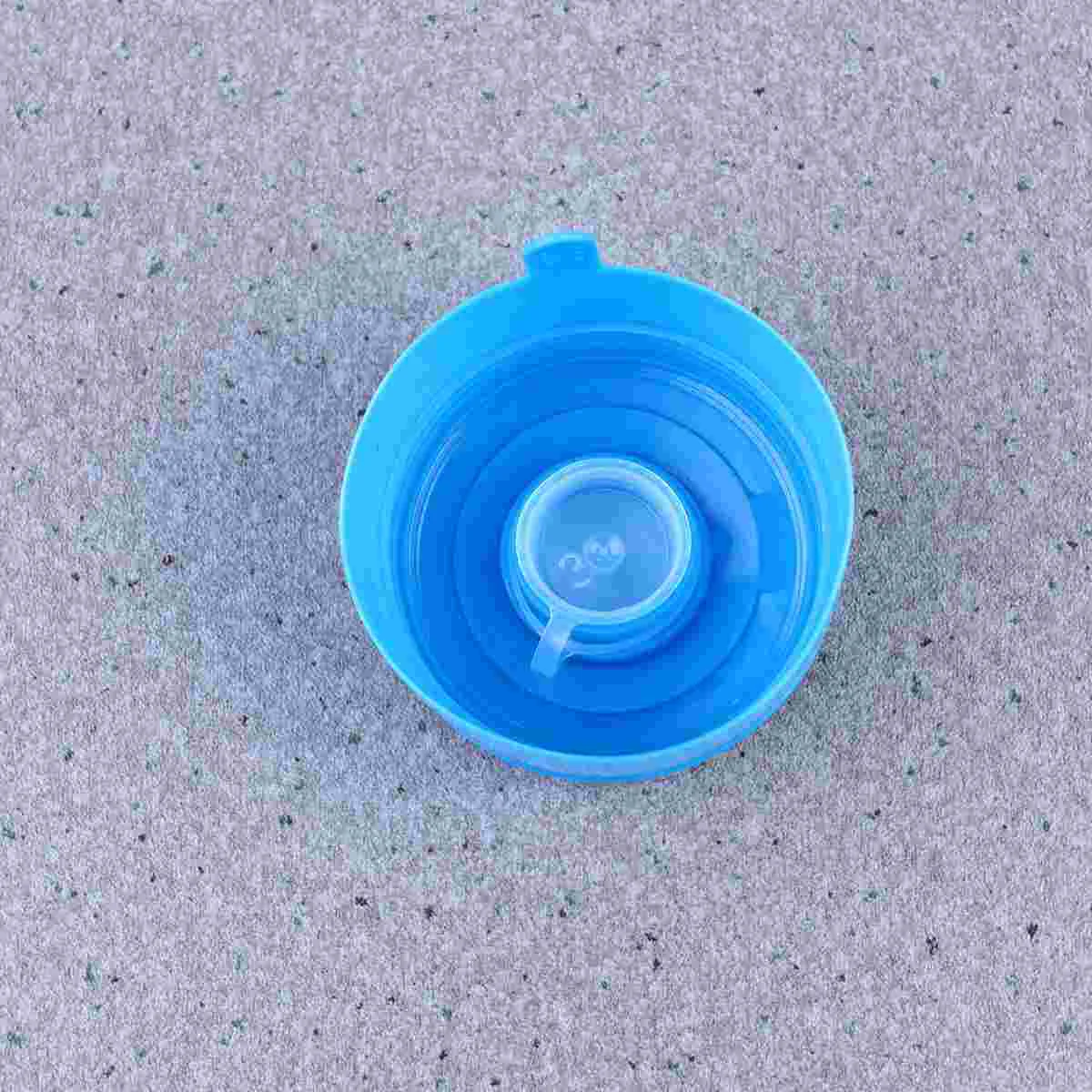 

Water Bottle Caps Spill Non Cover Jug Reusable Bucket Cap Replacement Lids Gallons 55Mm Gallonsilicone Screw Dispenser Anti