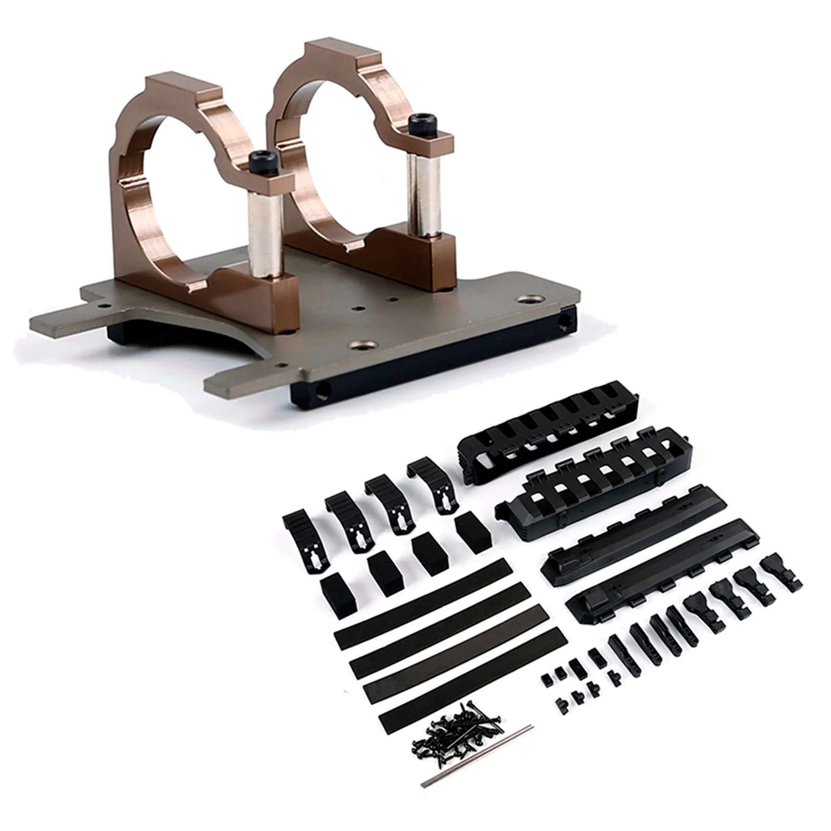 

For 1/8 ROFUN ROVAN TORLAND Motor Mount Kit With Electric Conversion Battery Box Kits For 1/8 HPI