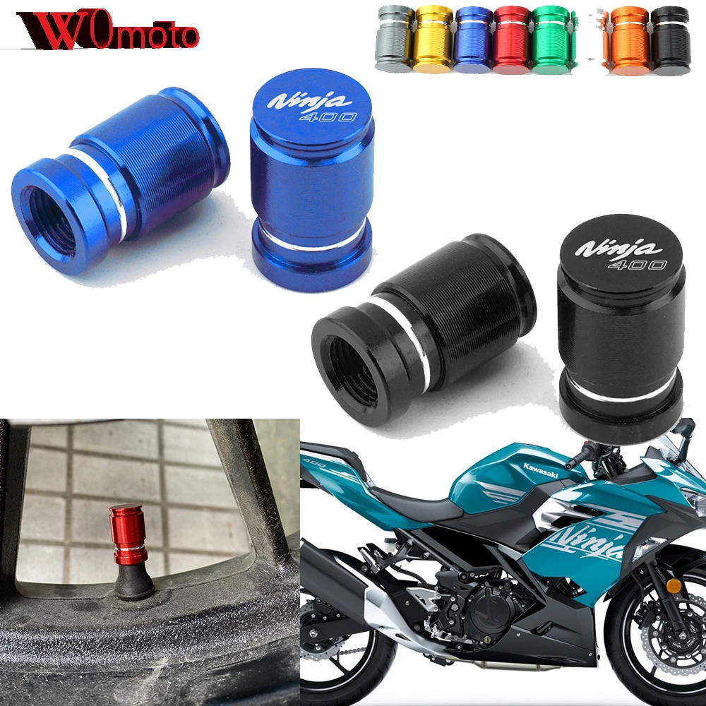 

Колпачки пневматических клапанов для мотоциклетных шин Kawasaki NINJA 400 NINJA400 NINJA300 NINJA650 8 цветов CNC колпачки пылезащитных стеблей для моторных кол...