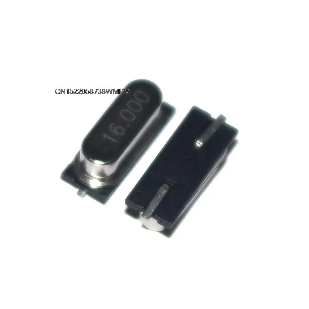 Новые и оригинальные пассивные кристаллы 100 шт./лот 16 МГц патч 49 SMD 000 м кристалл
