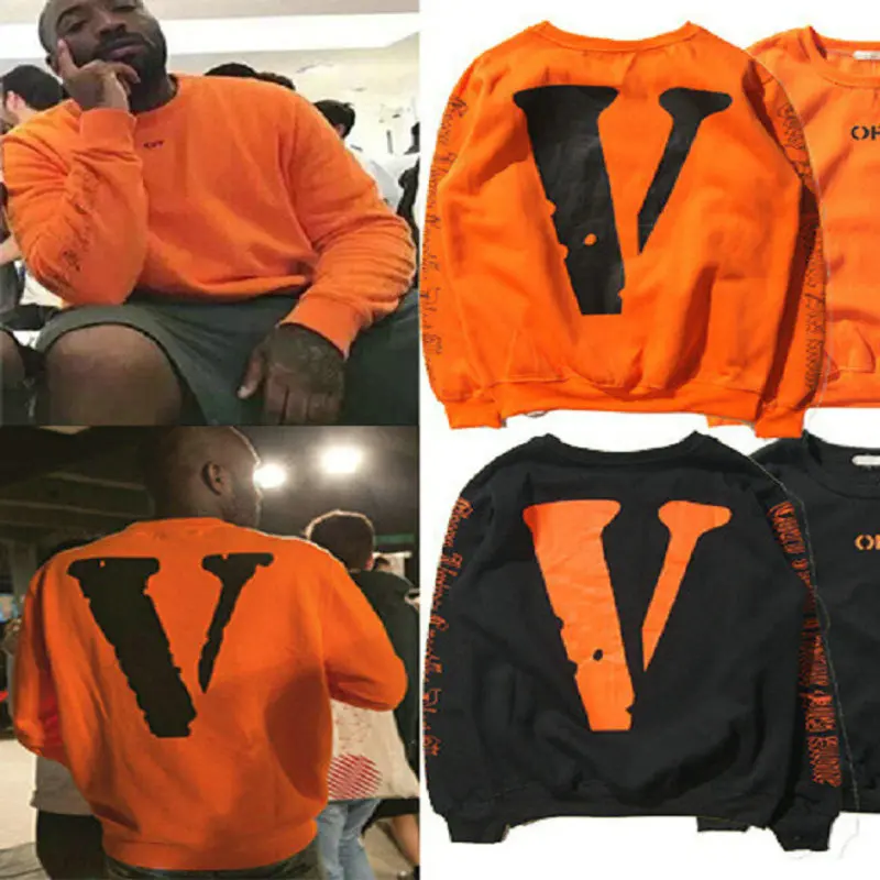 

VLONE Man Thick Hoodies Cotton Sweatshirts Men Clothing Sweatshirt Woman Women's USA Brand Hip Hop Friends Streetwear Asian size