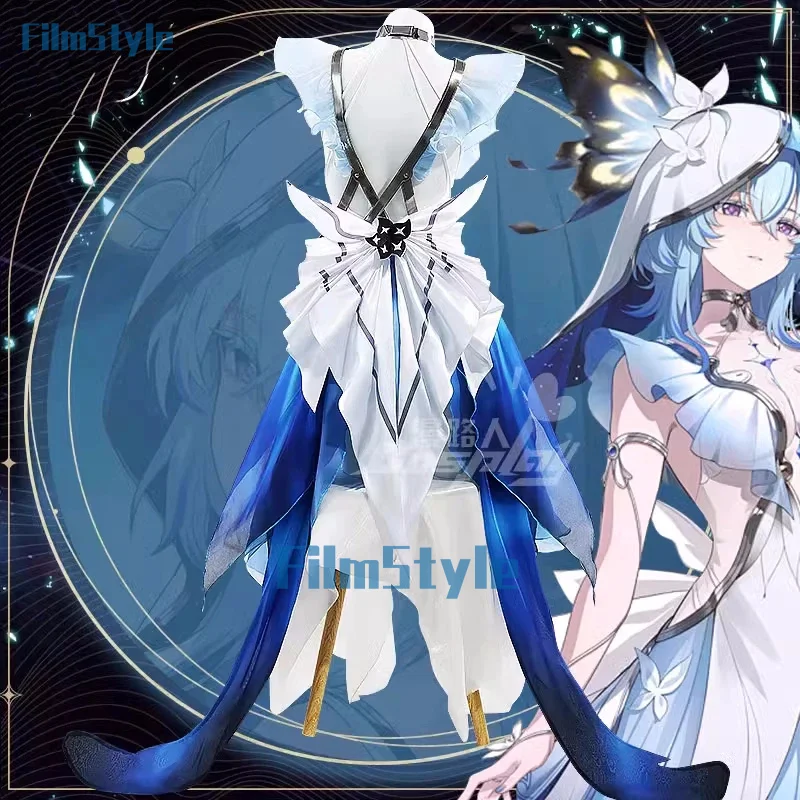 The Shorekeeper Косплей Игра Wuthering Waves Аниме Женщины Девушки Сексуальный Топ Юбка