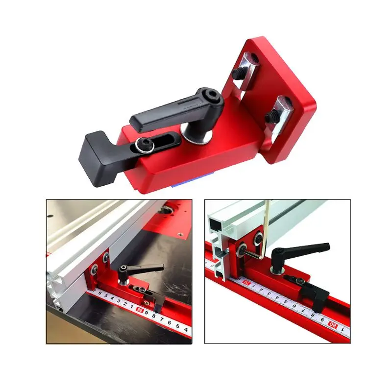 

35/45 T-Slot Track Stop Sliding Miter Gauge Connector Rail Retainer Locator for Woodworking Drop Shipping
