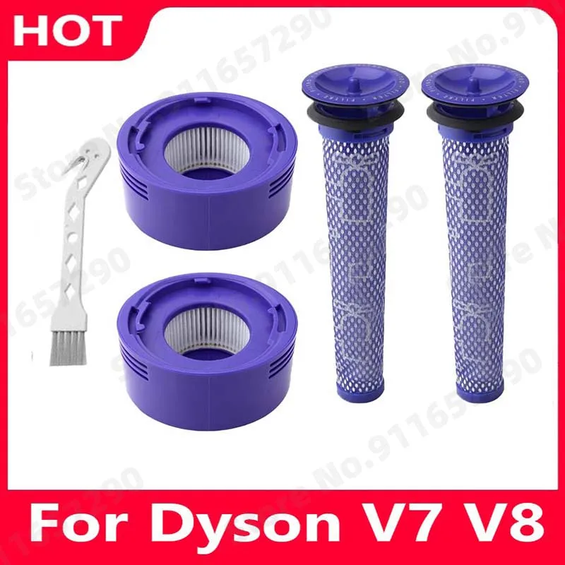

Предфильтры и HEPA Post-замена фильтров Совместимость с Dyson V8 и V7 Беспроводная Вакуумная очистка