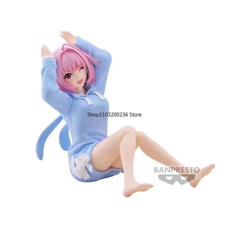 BANDAI Original THE IDOLM@STER Золушка Девушка Yumemi Riamu Relax Time Фигурка Готовая модель продукта