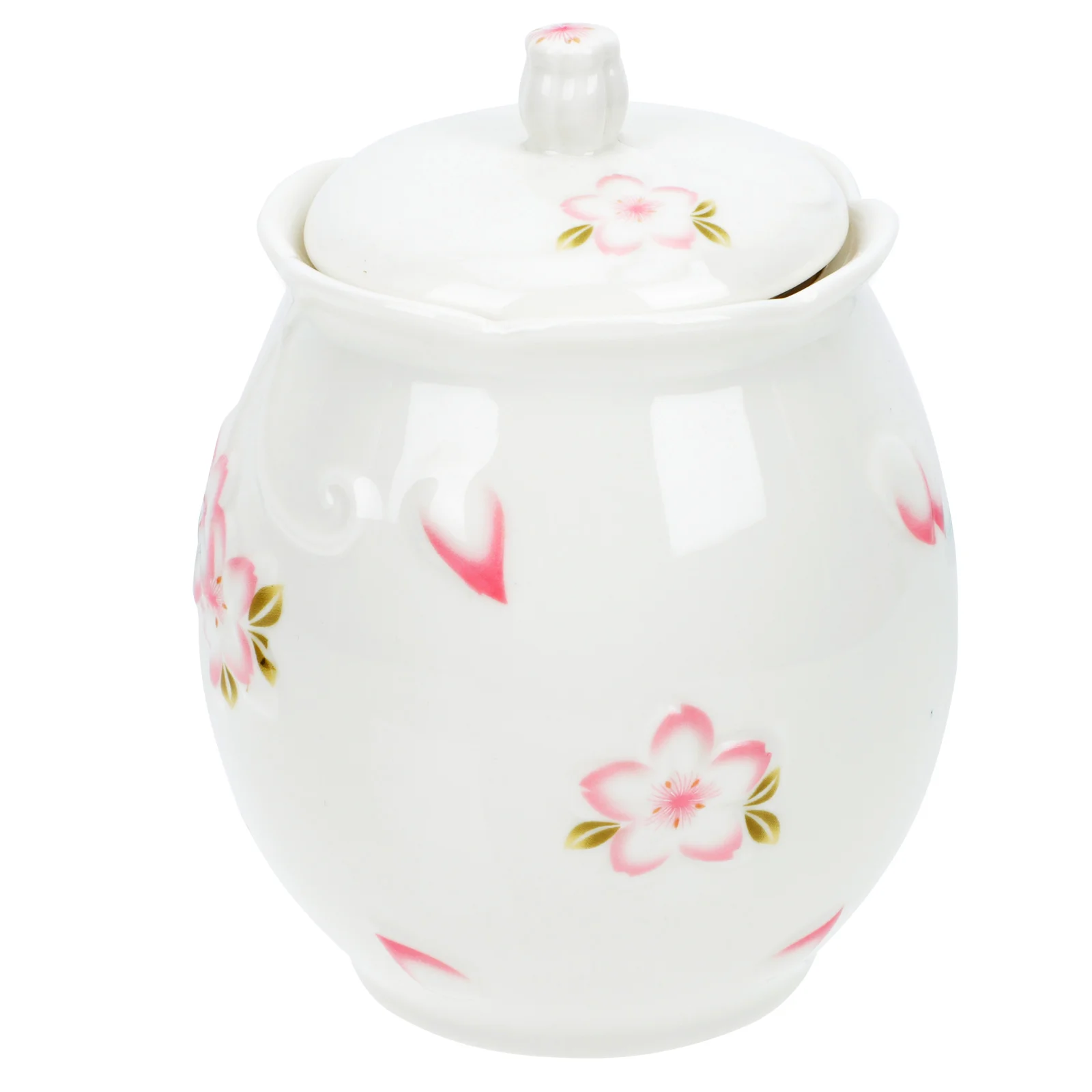 

Ceramic Storage Jar with Lid Kitchen Exquisite Storage Holder Seasoning Jar
