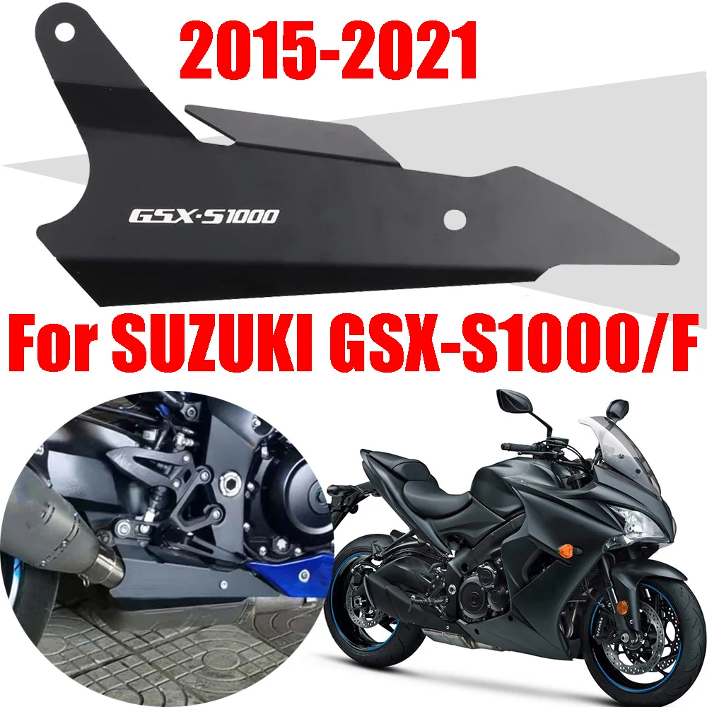 

For SUZUKI GSX-S1000F GSXS GSX-S 1000 F 1000F GSXS1000F GSXS1000 Accessories Exhaust Middle Protection Cover Guard Protector