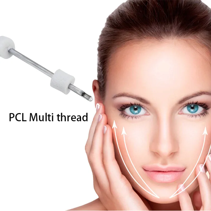 

Top selling Korea pdo pcl multi thread L Cannula PDO thread for Forehead/nose/Nasolabial Folds (21G38/50mm)