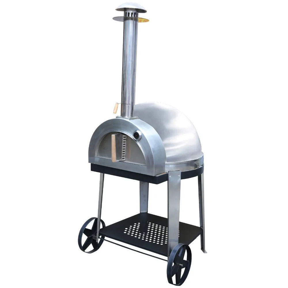 

Large Professional Stainless Steel Outdoor Wood Fired Pizza Oven