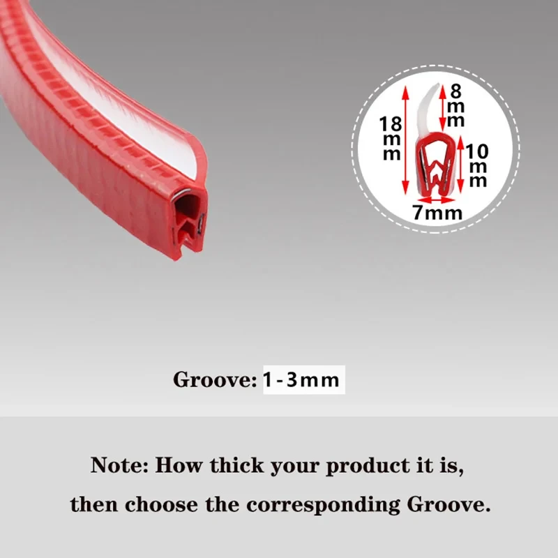 

Резиновая уплотнительная лента U-образная 1/2/3/5 м