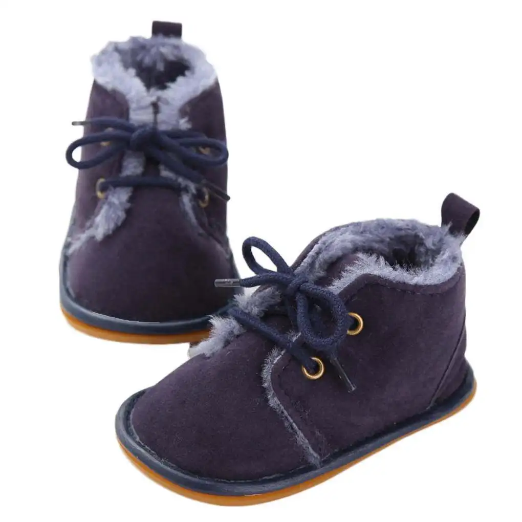 

Winter Infant Shoes Boots Unisex Baby Boys Girls Warm Cotton Anti-Slip First Walkers Crib Shoes